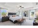 Tranquil main bedroom with tray ceiling, large windows, and sophisticated furnishings at 4043 Bucolic Loop, Myrtle Beach, SC 29588