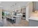Open kitchen with large island, stainless appliances, and pendant lighting at 410 44Th Ave. N, Myrtle Beach, SC 29577