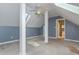 Attic bonus room featuring a skylight window and access to a full bathroom at 4721 National Dr., Myrtle Beach, SC 29579