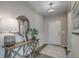 Welcoming foyer with a decorative table, mirror, and stylish lighting at 5419 Shelly Lynn Dr., Myrtle Beach, SC 29579