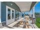 Outdoor patio with picnic tables, perfect for dining, relaxing, and socializing with neighbors and friends at 5419 Shelly Lynn Dr., Myrtle Beach, SC 29579