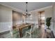 Formal dining room featuring a chandelier, light-colored walls and chair rail at 5430 Shelly Lynn Dr., Myrtle Beach, SC 29579