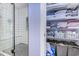 Bright bathroom features a glass shower door and tiled shower with corner shelves at 544 Fox Chase Dr., Conway, SC 29527