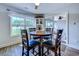 Cozy dining area offers a view of the backyard and access to the outdoor patio at 544 Fox Chase Dr., Conway, SC 29527