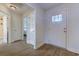 Bright entryway featuring wood floors, a white front door, and access to other rooms at 544 Fox Chase Dr., Conway, SC 29527