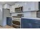 Well-equipped kitchen featuring stainless steel appliances, stylish backsplash, and modern cabinetry at 544 Fox Chase Dr., Conway, SC 29527