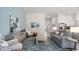 Open-concept living area with a comfortable sofa, decor, and ample space at 585 Haven View Way, Murrells Inlet, SC 29576