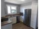 Kitchen featuring stainless steel appliances and stylish cabinets at 633 Redwood Ave. # 1, Myrtle Beach, SC 29577