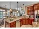 Spacious kitchen with granite countertops, modern appliances, and an open layout at 707 Compass Pointe Dr, North Myrtle Beach, SC 29582