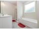 Bathroom with a tub, shower and vanity with dual sinks at 816 Wailea Circle, Little River, SC 29566