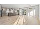 Modern open concept kitchen with a large island, stainless steel appliances, and lots of storage at 1001 Brantley L Brantley Ln., North Myrtle Beach, SC 29582