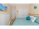 Bedroom includes TV, closets, and windows for natural light at 110 Echaw Dr., Conway, SC 29526