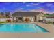 Backyard swimming pool with patio area, complete with a gazebo and outdoor dining set at 110 Echaw Dr., Conway, SC 29526
