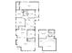 A detailed floor plan of the first and second floor of the residence at 111 S Poplar Dr., Surfside Beach, SC 29575