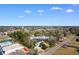 Aerial shot of property at 112 South Rosemary Street with lush surroundings at 112 S Rosemary Ave., Andrews, SC 29510