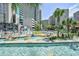 Gorgeous view of lazy river surrounded by lush landscaping at resort at 201 74Th Ave. N # 2549/2550, Myrtle Beach, SC 29577