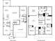 Two-story floor plan showcasing layout with kitchen, bedrooms, garage, and living areas at 2044 Copper Creek Ct., Longs, SC 29568