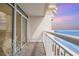 Cozy balcony seating with stunning ocean view at 2701 S Ocean Blvd. # 1908, North Myrtle Beach, SC 29582