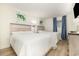 Bedroom with two full beds, closet and art at 2701 S Ocean Blvd. # 1908, North Myrtle Beach, SC 29582