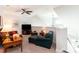 Spacious loft living area with comfortable seating, ceiling fan, and plenty of natural light at 378 Dunbarton Ln., Conway, SC 29526