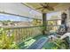 Outdoor balcony area overlooking scenic greenery and waterfront at 380 Myrtle Greens Dr. # E, Conway, SC 29526