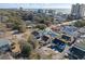 Picturesque aerial view of a vibrant coastal community near the ocean and city skyline in a lush setting at 3901-B Birchwood St., North Myrtle Beach, SC 29582