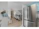 View from the kitchen into a cozy living room, a perfect open concept design at 3901-B Birchwood St., North Myrtle Beach, SC 29582