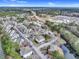 Aerial view showcasing a well-maintained condo community with ample parking and beautiful green spaces at 4257 Villas Dr. # 106, Little River, SC 29566