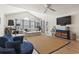 Spacious living room with high vaulted ceilings and natural light at 4448 Lady Banks Ln. # 11E, Murrells Inlet, SC 29576