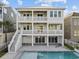 Beautiful home with a private pool and an outdoor entertaining space at 4843 Williams Island Dr., Little River, SC 29566