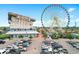 Aerial view showcasing the upside-down building and SkyWheel at 4875 Luster Leaf Circle # 202, Myrtle Beach, SC 29577