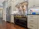 Modern kitchen featuring a large Viking range and stainless steel appliances at 489 Harbour View Dr., Myrtle Beach, SC 29579