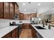 Bright kitchen featuring stainless steel appliances, a center island, and ample counter space at 518 Heartland Ct., Murrells Inlet, SC 29576