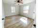 Bedroom with neutral flooring, natural light, and a ceiling fan at 530 Yarboro St., Mullins, SC 29574