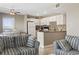 Open-concept living space with kitchen and dining area, ideal for modern living and entertaining at 5905 S Kings Hwy. # 318B, Myrtle Beach, SC 29575