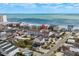 Aerial view of the property facing the ocean and the beach at 625 N Waccamaw Dr. # 102, Murrells Inlet, SC 29576