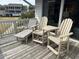 Balcony with seating for relaxing at 671 Norris Dr., Pawleys Island, SC 29585