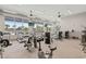 Well-equipped fitness center with modern equipment and plenty of natural light from large windows at 6892 Belancino Blvd., Myrtle Beach, SC 29572