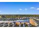 Aerial view of a waterfront community with a home marked at 706 Gryffindor Drive at 706 Gryffindor Dr., Little River, SC 29566