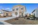 Well-kept front exterior with a two-car garage, manicured lawn, and charming landscaping at 706 Gryffindor Dr., Little River, SC 29566
