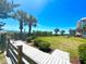 Convenient beach access from lush manicured lawn and walkway at 7200 N Ocean Blvd. # 136, Myrtle Beach, SC 29572