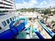 Exciting water slides and play area for Gathering fun and aquatic adventures at the resort at 7200 N Ocean Blvd. # 136, Myrtle Beach, SC 29572