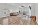 Bright living room with hardwood floors, large windows, and neutral furniture at 738 Harrison Mill St., Myrtle Beach, SC 29579