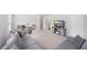 A spacious living room with two sofas, a TV, and a light color scheme at 738 Harrison Mill St., Myrtle Beach, SC 29579