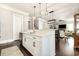 Bright kitchen with white countertops, an island, and stainless steel appliances at 768 Satterwhite Way, Myrtle Beach, SC 29577
