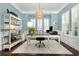 Charming home office with natural light, custom shelving, and a comfortable workspace at 768 Satterwhite Way, Myrtle Beach, SC 29577