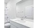 Clean bathroom with a large mirror, vanity, and a shower-tub combination at 8704 High Banks Way, Longs, SC 29568