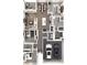 Aerial view of home floor plan showcasing layout at 8704 High Banks Way, Longs, SC 29568