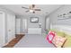 Neutral bedroom with fan and white furniture at 939 Tiffany Ln., North Myrtle Beach, SC 29582