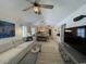Bright and airy living room with modern furnishings, vaulted ceilings, and a coastal aesthetic at 971 Blue Stem Dr. # 41 H, Pawleys Island, SC 29585